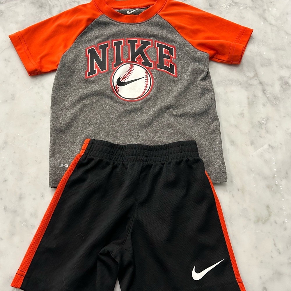 Nike Kids' Baseball Tee & shorts